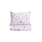 Casa si Gradina - Textile si covoare - Lenjerii de pat - Lenjerii copii - Set lenjerie 3 piese pentru patut incastrabil model ghemotoace - Infinity.ro