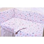 Casa si Gradina - Textile si covoare - Lenjerii de pat - Lenjerii copii - Lenjerie 6 piese patut 120x60 cm bumbac 100% model Ghemotoace - Infinity.ro