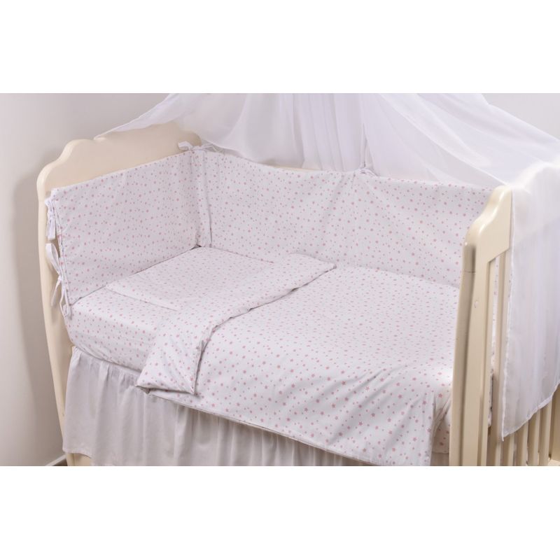 Casa si Gradina - Textile si covoare - Lenjerii de pat - Lenjerii copii - Volanas patut 120x60 cm bumbac 100% alb - Infinity.ro