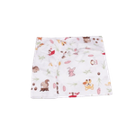 Casa si Gradina - Textile si covoare - Lenjerii de pat - Lenjerii copii - Lenjerie patut 120x60 cm, 3 piese bumbac 100% model animalute si ciuperci - Infinity.ro