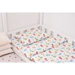 Casa si Gradina - Textile si covoare - Lenjerii de pat - Lenjerii copii - Lenjerie pat 90x200 cm, 3 piese model dinozauri - Infinity.ro