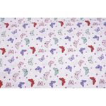 Casa si Gradina - Textile si covoare - Lenjerii de pat - Lenjerii copii - Lenjerie 6 piese patut 120x60 cm bumbac 100% model fluturasi multicolori - Infinity.ro