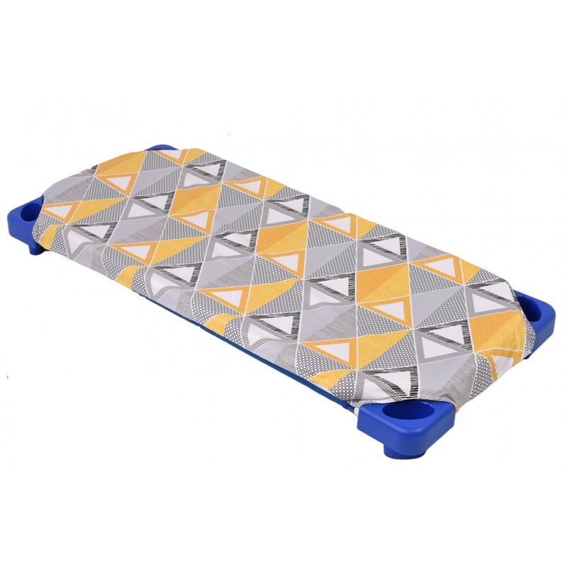 Casa si Gradina - Textile si covoare - Lenjerii de pat - Lenjerii copii - Lenjerie patut gradinita 3 piese patut stivuibil bumbac 100% model Forme geometrice - Infinity.ro