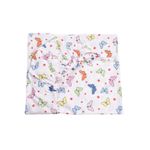 Casa si Gradina - Textile si covoare - Lenjerii de pat - Lenjerii copii - Set complet 7 piese lenjerie si aparatori patut 120x60 cm model Fluturasi - Infinity.ro