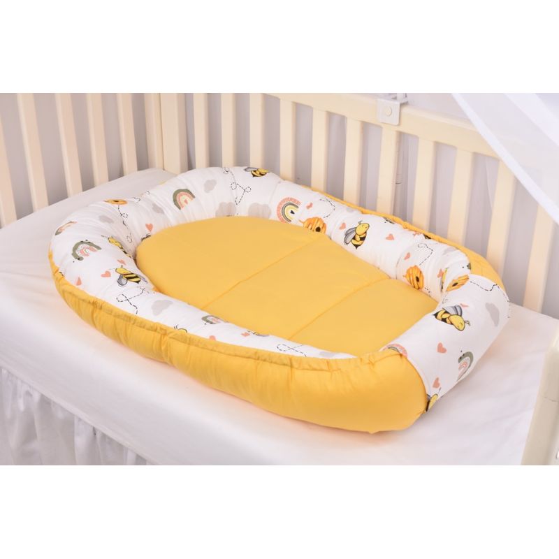 Casa si Gradina - Mobilier - Mobilier copii - Saltele patut copii - Babynest model albinute 0-12 luni - Infinity.ro