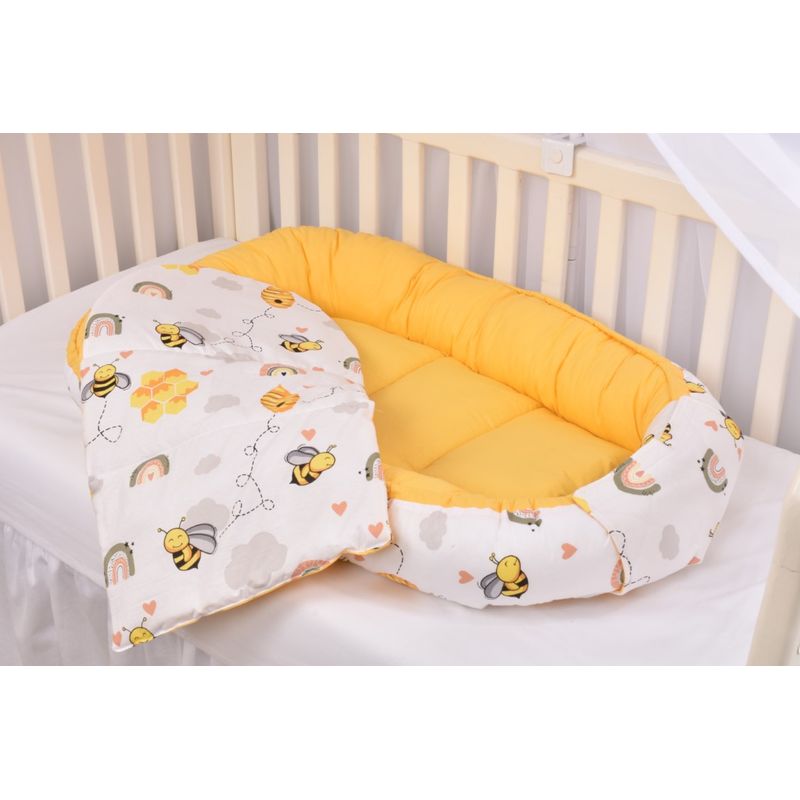 Casa si Gradina - Mobilier - Mobilier copii - Saltele patut copii - Babynest model albinute 0-12 luni - Infinity.ro