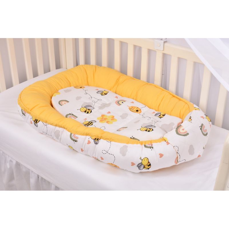 Casa si Gradina - Mobilier - Mobilier copii - Saltele patut copii - Babynest model albinute 0-12 luni - Infinity.ro