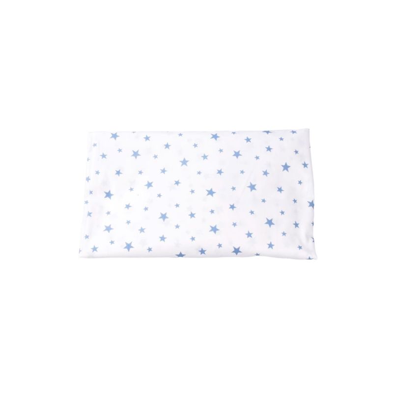 Casa si Gradina - Textile si covoare - Lenjerii de pat - Lenjerii copii - Cearsaf patut 120x60 cm bumbac 100% model stelute mici bleu - Infinity.ro