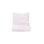 Casa si Gradina - Textile si covoare - Lenjerii de pat - Lenjerii copii - Set complet lenjerie 5 piese pentru patut incastrabil model stelute roz - Infinity.ro