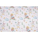 Casa si Gradina - Textile si covoare - Lenjerii de pat - Lenjerii copii - Lenjerie patut 120x60 cm, 3 piese bumbac 100% model iepurasi galbeni - Infinity.ro