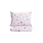 Casa si Gradina - Textile si covoare - Lenjerii de pat - Lenjerii copii - Set complet lenjerie 5 piese pentru patut incastrabil model ghemotoace - Infinity.ro