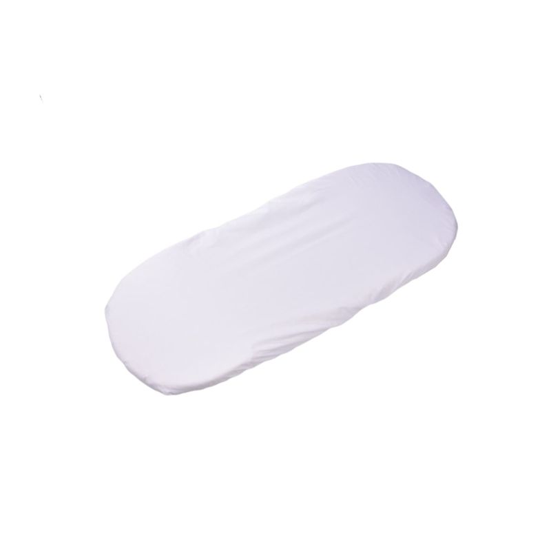 Casa si Gradina - Textile si covoare - Lenjerii de pat - Lenjerii copii - Set 2 cearsafuri cosulet si landou 72x30 cm bumbac 100% alb roz+ protectie impermeabila - Infinity.ro