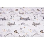 Casa si Gradina - Textile si covoare - Lenjerii de pat - Lenjerii copii - Lenjerie patut 120x60 cm, 3 piese bumbac 100% model soldatei gri - Infinity.ro