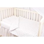 Casa si Gradina - Textile si covoare - Lenjerii de pat - Lenjerii copii - Set complet 7 piese lenjerie si aparatori patut 120x60 cm bumbac 100% model Inimioare - Infinity.ro