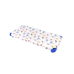 Casa si Gradina - Textile si covoare - Lenjerii de pat - Lenjerii copii - Cearsaf patut gradinita si cresa stivuibil bumbac 100% model comete si planete - Infinity.ro