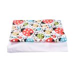 Casa si Gradina - Textile si covoare - Lenjerii de pat - Lenjerii copii - Set 2 cearsafuri patut 120x60 cm  bumbac 100% alb buburuze - Infinity.ro