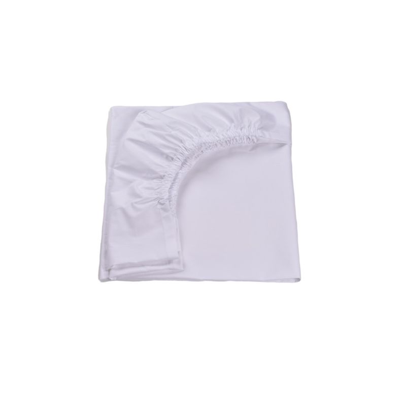Casa si Gradina - Textile si covoare - Lenjerii de pat - Lenjerii copii - Set 3 cearsafuri alb roz si fetite + protectie impermeabila patut 90x40 50 cm - Infinity.ro