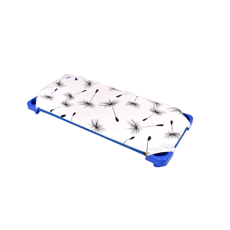 Casa si Gradina - Textile si covoare - Lenjerii de pat - Lenjerii copii - Lenjerie patut gradinita 3 piese patut stivuibil bumbac 100% model Papadii - Infinity.ro
