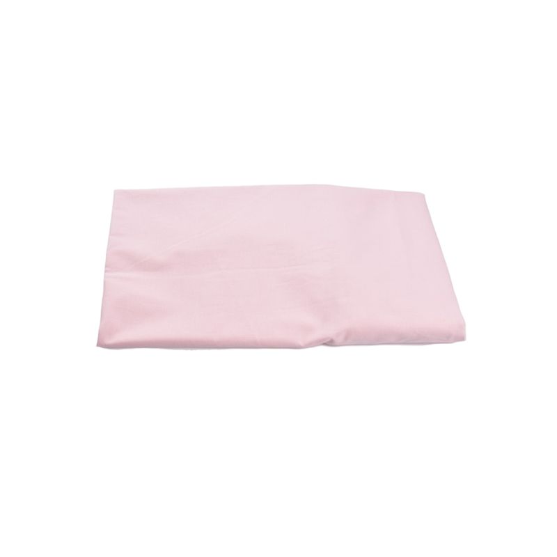 Casa si Gradina - Textile si covoare - Lenjerii de pat - Lenjerii copii - Set 2 cearsafuri patut 120x60 cm bumbac 100% alb roz+ Protectie impermeabila - Infinity.ro