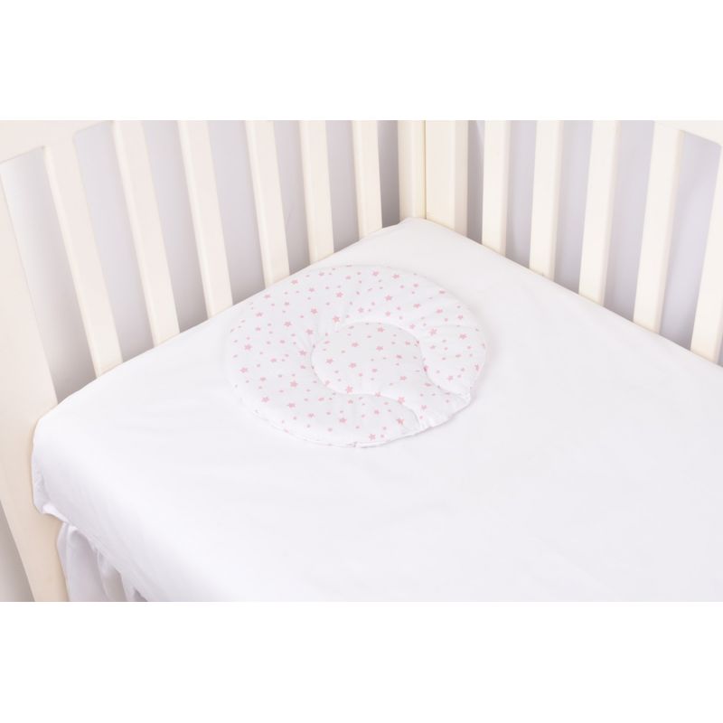 Casa si Gradina - Textile si covoare - Perne si pilote - Perne - Pernuta plata rotunda 30x30 cm din bumbac 100% stelute - Infinity.ro