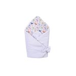 Casa si Gradina - Textile si covoare - Pături și cuverturi - Paturici copii - Paturica de infasat Fluturasi si minky alb 80x80 cm - Infinity.ro