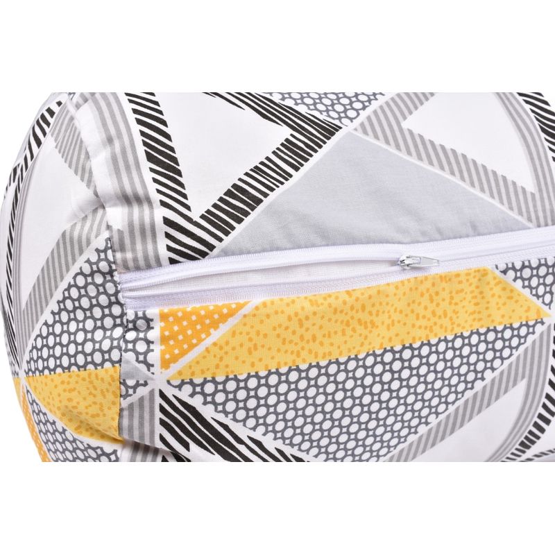 Casa si Gradina - Textile si covoare - Perne si pilote - Perne - Perna de sprijin Jumbo, model triunghiuri, 80 cm - Infinity.ro