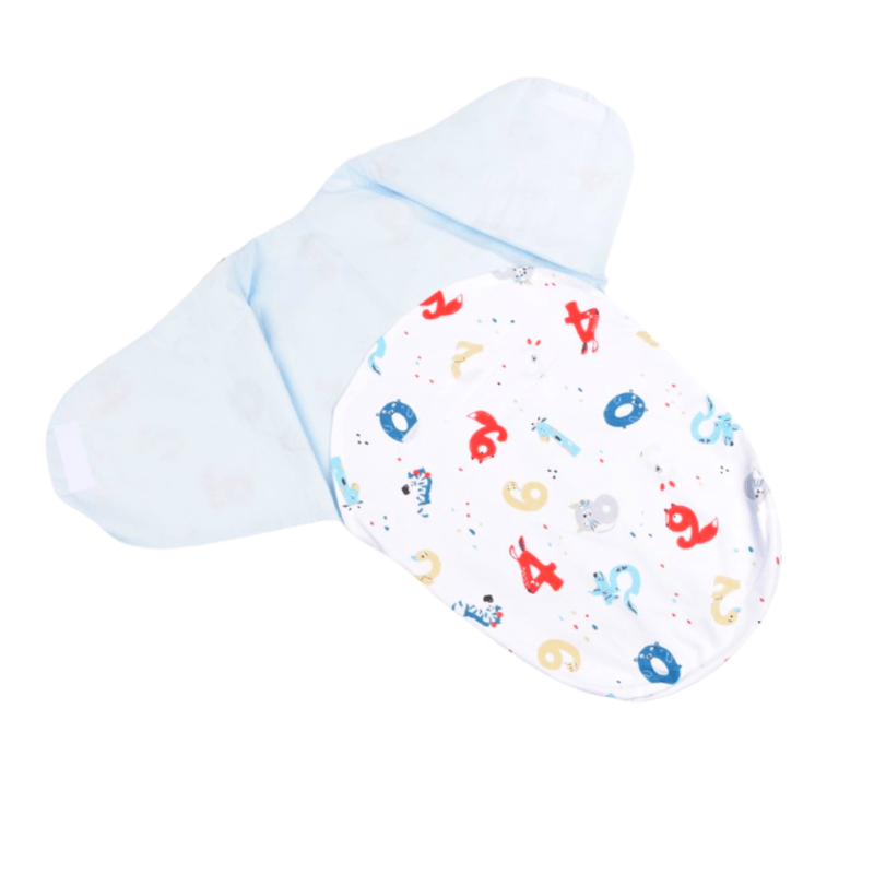 Casa si Gradina - Textile si covoare - Pături și cuverturi - Saci de dormit copii - Sistem de infasat bumbac 100% model cifre - Infinity.ro
