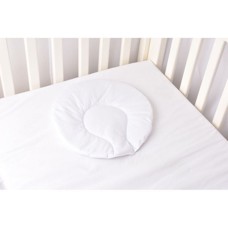 Casa si Gradina - Textile si covoare - Perne si pilote - Perne - Pernuta plata rotunda bumbac 100% alb - Infinity.ro