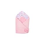 Casa si Gradina - Textile si covoare - Pături și cuverturi - Saci de dormit copii - Paturica de infasat Ghemotoace si minky roz pal 80x80 cm - Infinity.ro