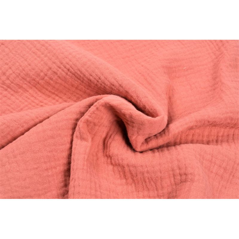 Casa si Gradina - Textile si covoare - Pături și cuverturi - Paturici copii - Muselina bumbac organic roz inchis  80x80 cm - Infinity.ro