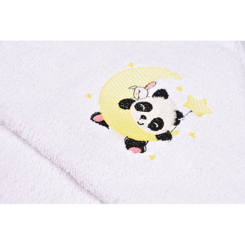 Jucarii, Copii si Bebe - Igiena si ingrijire - Baia bebelusului - Prosoape si halate de baie copii - Prosop de baie bumbac 100%  Panda 75x75 cm - Infinity.ro
