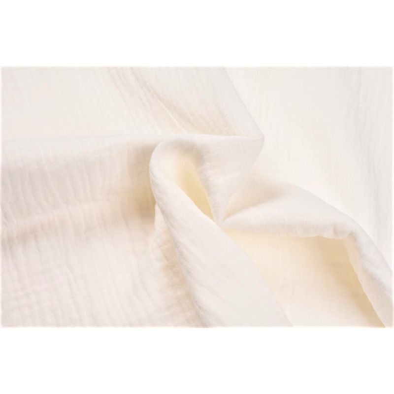 Casa si Gradina - Textile si covoare - Pături și cuverturi - Paturici copii - Muselina bumbac organic alb 80x80 cm - Infinity.ro
