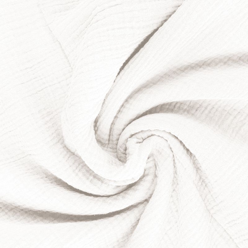 Casa si Gradina - Textile si covoare - Pături și cuverturi - Paturici copii - Muselina bumbac organic alb 80x80 cm - Infinity.ro