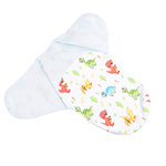 Casa si Gradina - Textile si covoare - Pături și cuverturi - Saci de dormit copii - Sistem de infasat bumbac 100%  model dinozauri - Infinity.ro