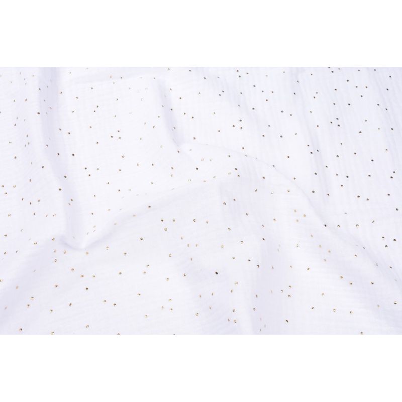 Casa si Gradina - Textile si covoare - Pături și cuverturi - Paturici copii - Set 2 museline bumbac organic alb si roz cu bulinute 80x80 cm - Infinity.ro