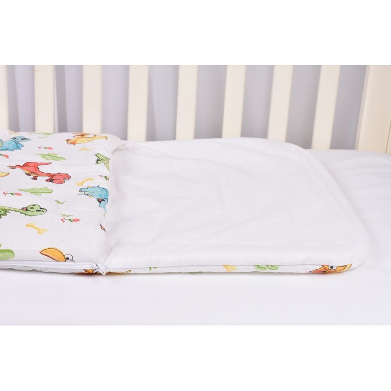 Casa si Gradina - Textile si covoare - Pături și cuverturi - Saci de dormit copii - Saculet de dormit model dinozauri One Size - Infinity.ro