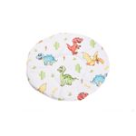 Casa si Gradina - Textile si covoare - Perne si pilote - Perne - Pernuta plata rotunda 30x30 cm bumbac 100% dinozauri - Infinity.ro