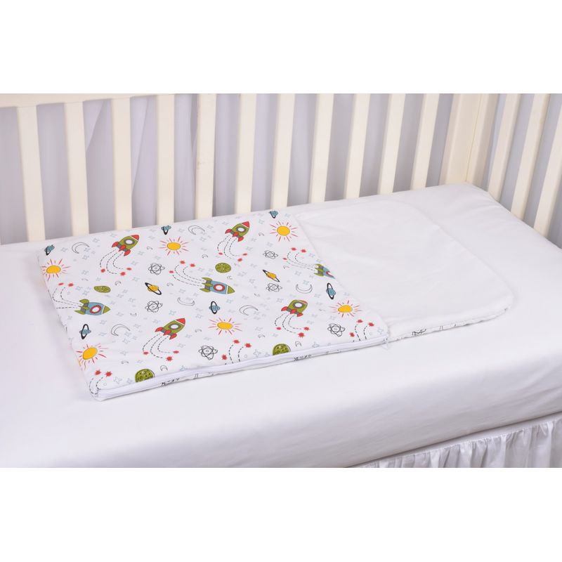 Casa si Gradina - Textile si covoare - Pături și cuverturi - Saci de dormit copii - Saculet de dormit model rachete One Size - Infinity.ro