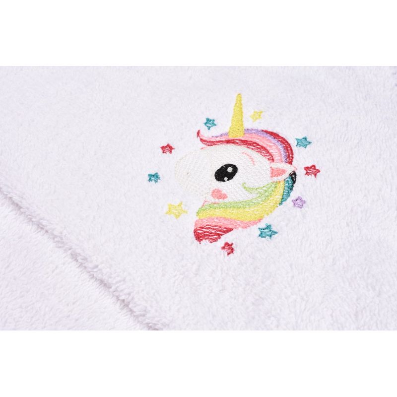 Jucarii, Copii si Bebe - Igiena si ingrijire - Baia bebelusului - Prosoape si halate de baie copii - Prosop de baie bumbac 100% Unicorn 75x75 cm - Infinity.ro