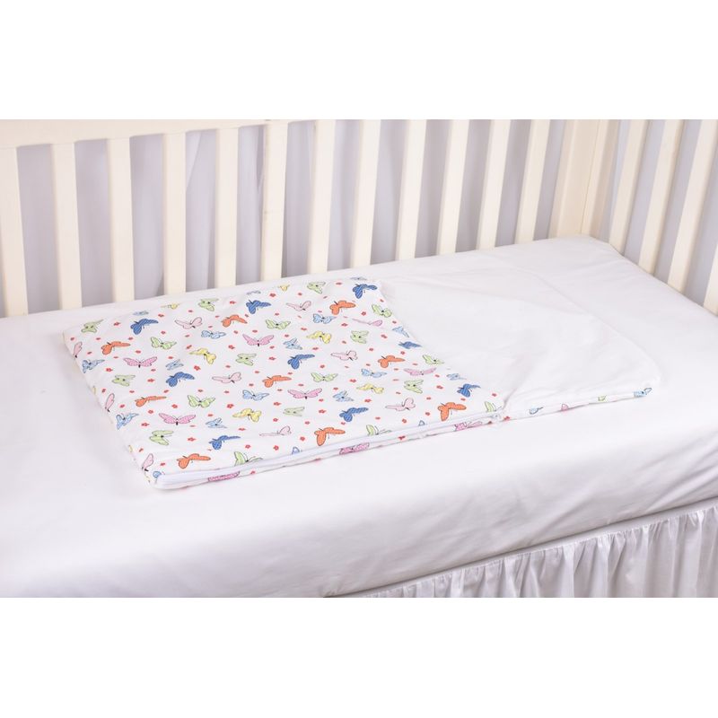 Casa si Gradina - Textile si covoare - Pături și cuverturi - Saci de dormit copii - Saculet de dormit model fluturasi One Size - Infinity.ro