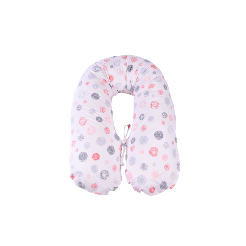 Casa si Gradina - Textile si covoare - Perne si pilote - Perne - Perna gravide multifunctionala 3 in 1 bumbac 100% model ghemotoace - Infinity.ro