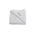Jucarii, Copii si Bebe - Igiena si ingrijire - Baia bebelusului - Prosoape si halate de baie copii - Prosop de baie bumbac 100% gri, personalizat Baby - Infinity.ro