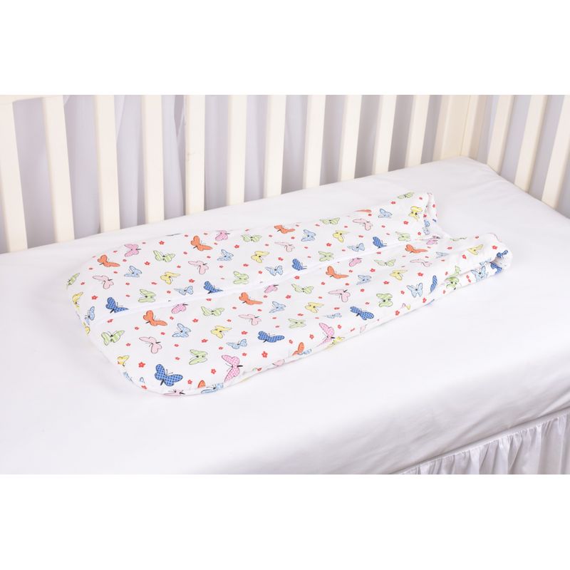Casa si Gradina - Textile si covoare - Pături și cuverturi - Saci de dormit copii - Saculet de dormit gros model fluturasi 0-6 luni - Infinity.ro