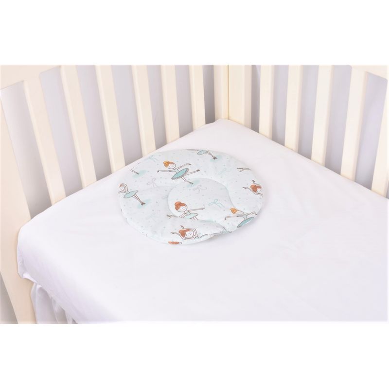Casa si Gradina - Textile si covoare - Perne si pilote - Perne - Pernuta plata rotunda 30x30 cm bumbac 100% balerine - Infinity.ro