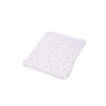 Casa si Gradina - Textile si covoare - Pături și cuverturi - Paturici copii - Paturica model inimioare si plus minky alb 80x80cm - Infinity.ro
