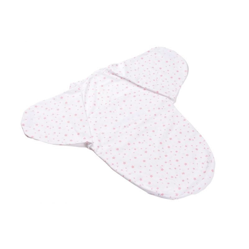 Casa si Gradina - Textile si covoare - Pături și cuverturi - Saci de dormit copii - Sistem de infasat model stelute roz - Infinity.ro