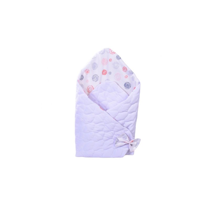 Casa si Gradina - Textile si covoare - Pături și cuverturi - Saci de dormit copii - Paturica de infasat Ghemotoace si velvet alb 80x80 cm - Infinity.ro