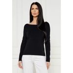 Fashion, accesorii si bijuterii - Femei - Imbracaminte femei - Camasi si bluze femei - Bluza dama Armani Exchange XW000047  L INTL, Negru - Infinity.ro