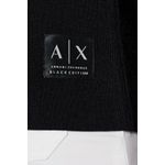 Fashion, accesorii si bijuterii - Femei - Imbracaminte femei - Camasi si bluze femei - Bluza dama Armani Exchange XW000047  L INTL, Negru - Infinity.ro