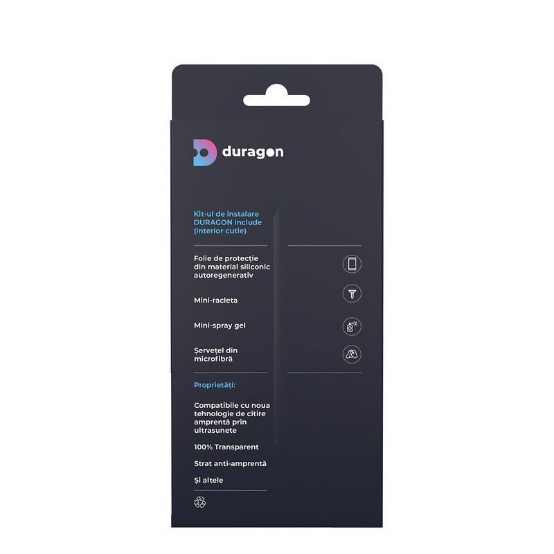 Auto si Moto - Piese auto si accesorii - Interior auto - Bord si accesorii - Folie protectie navigatie BMW Seria 1 2017-2019, Duragon, protectie display, silicon transparent, kit instalare - Infinity.ro